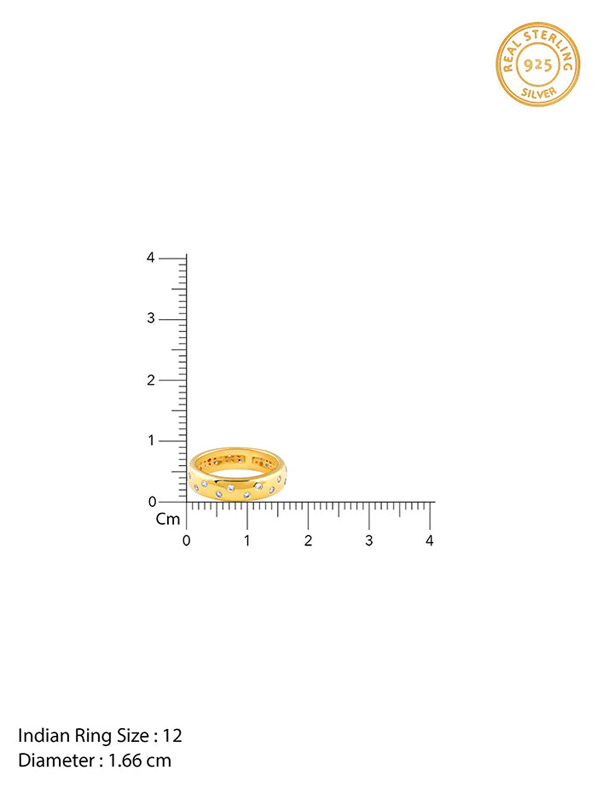 Golden Fashion Ring