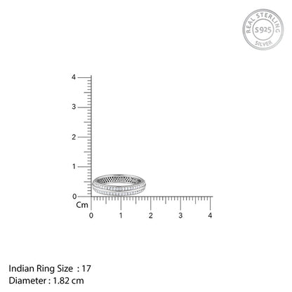 Silver Bold Fate Ring For Him