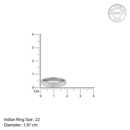 Silver Bold Fate Ring For Him