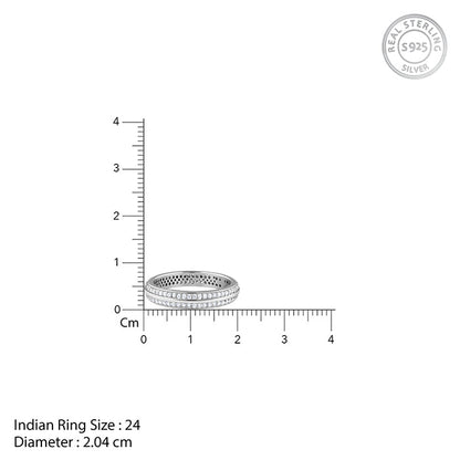 Silver Bold Fate Ring For Him