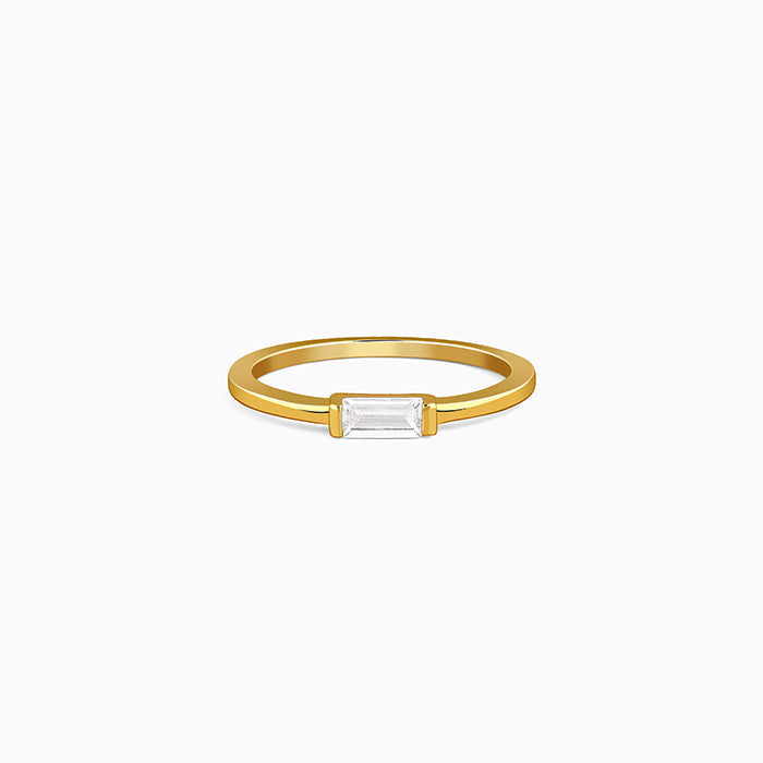 Golden Classy Aura Ring