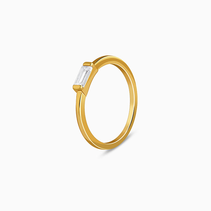 Golden Classy Aura Ring