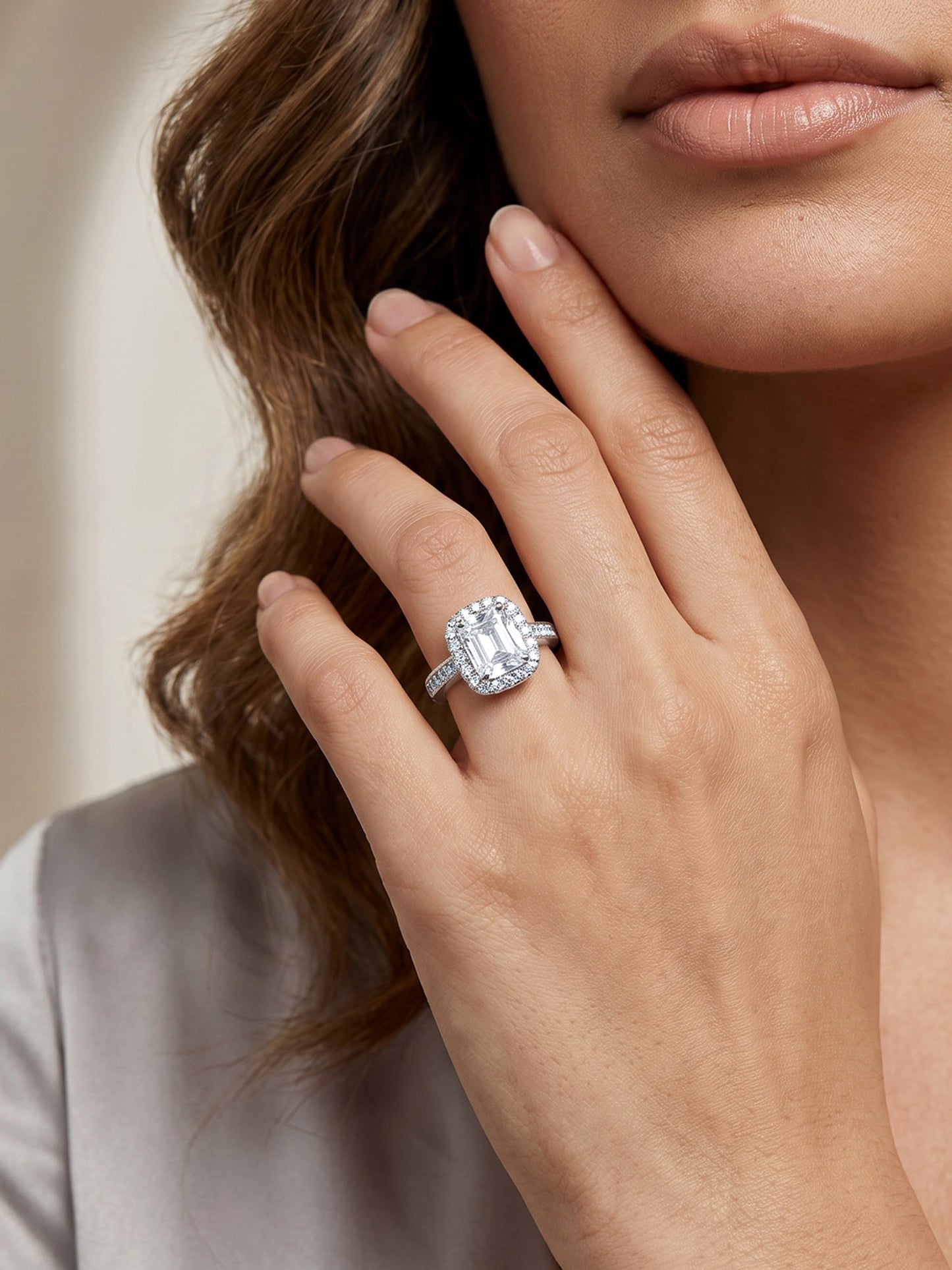 Silver Classic Solitaire Ring