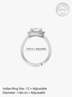 Silver Classic Solitaire Ring