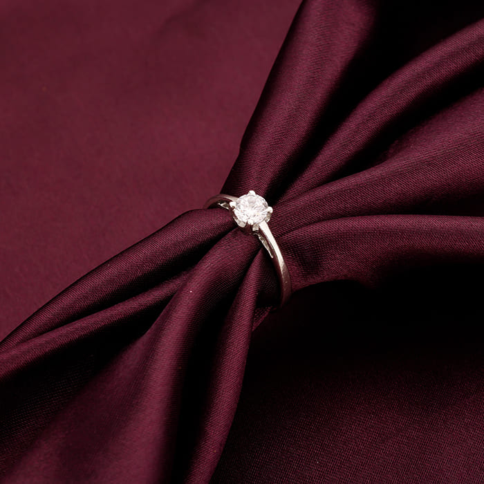 Silver Zircon Trendy Ring