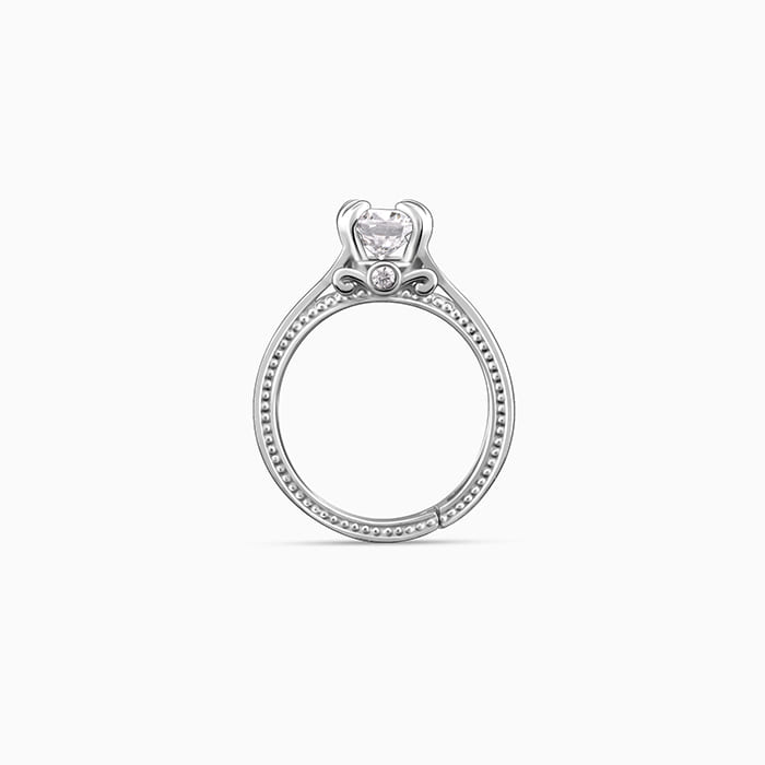Silver Shine Like A Star Filigree Ring