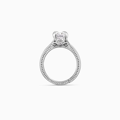 Silver Shine Like A Star Filigree Ring