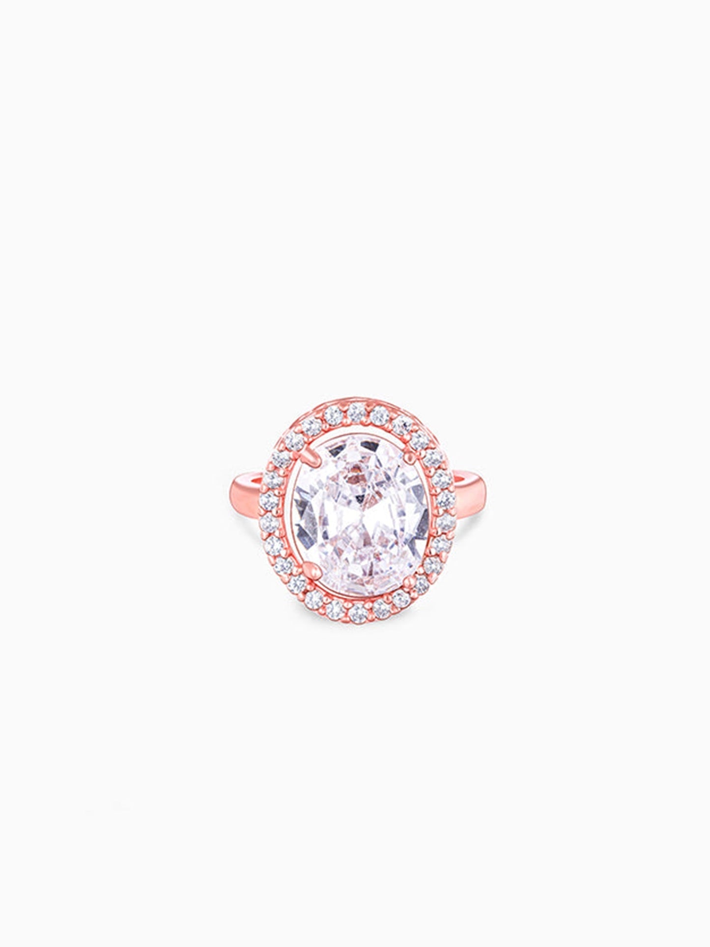 Rose Gold Solitaire Ring