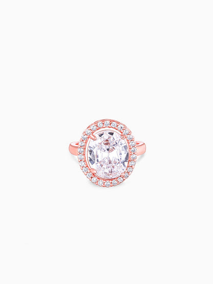 Rose Gold Solitaire Ring