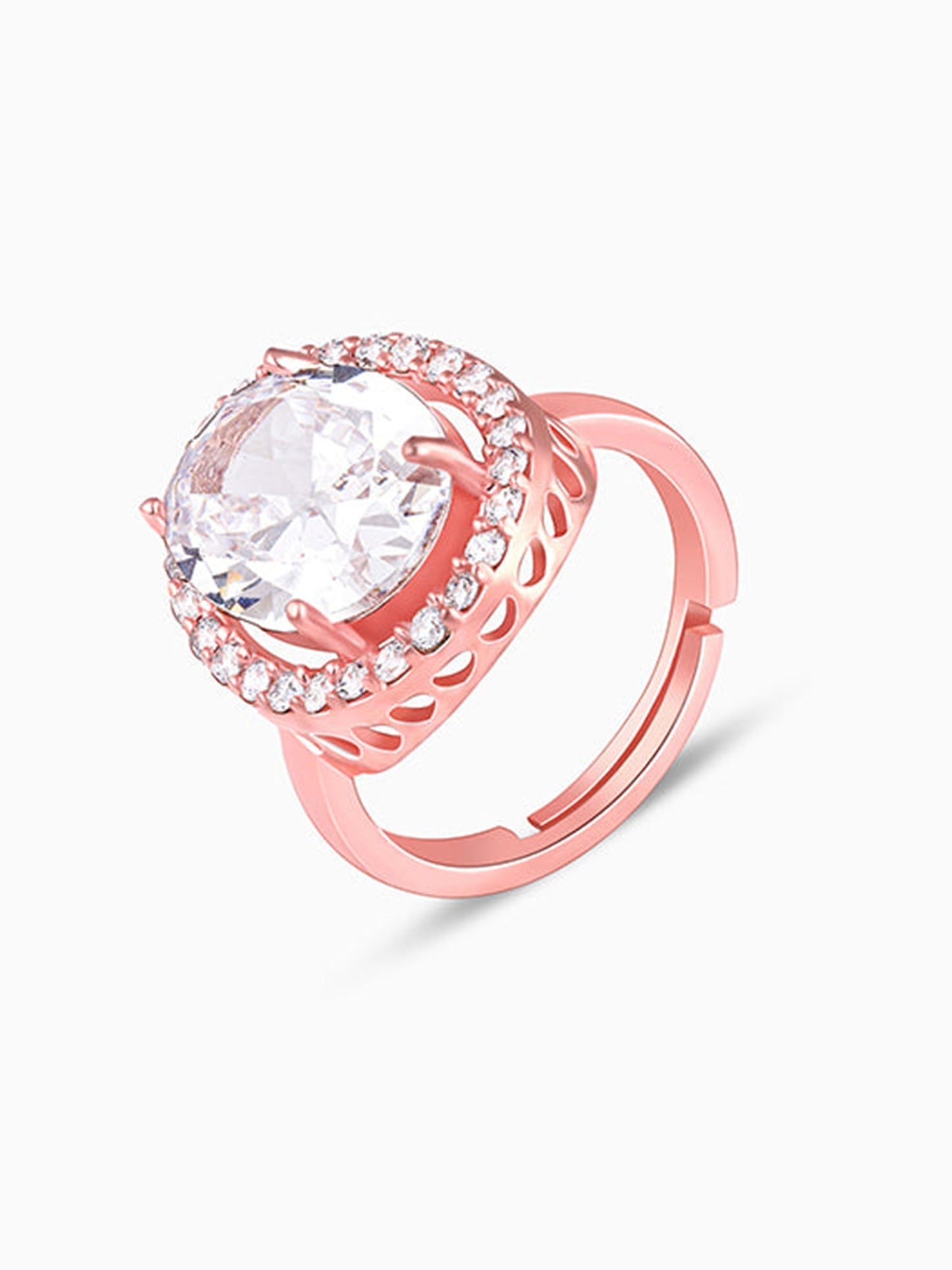 Rose Gold Solitaire Ring