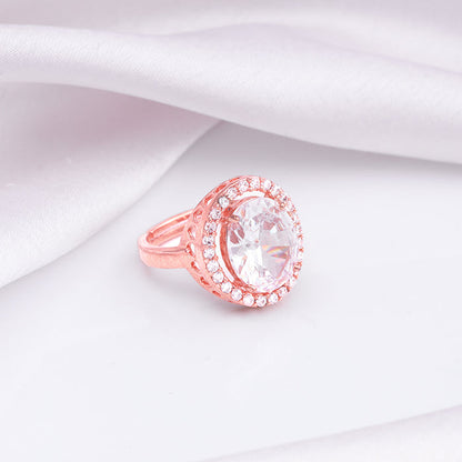 Anushka Sharma Rose Gold Solitaire Ring