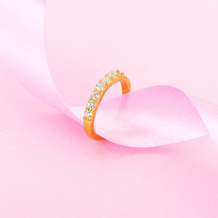 Golden Halo of Love Ring