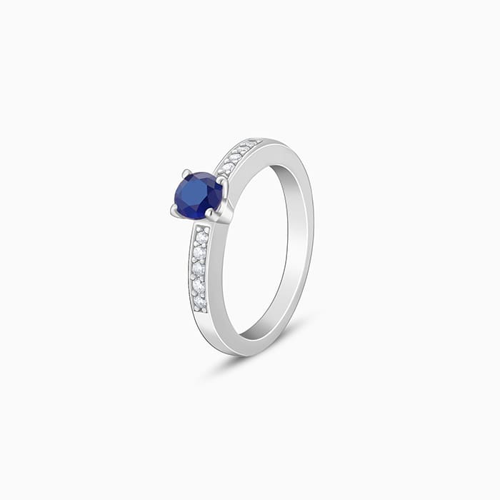 Silver Aurora Borealis Ring