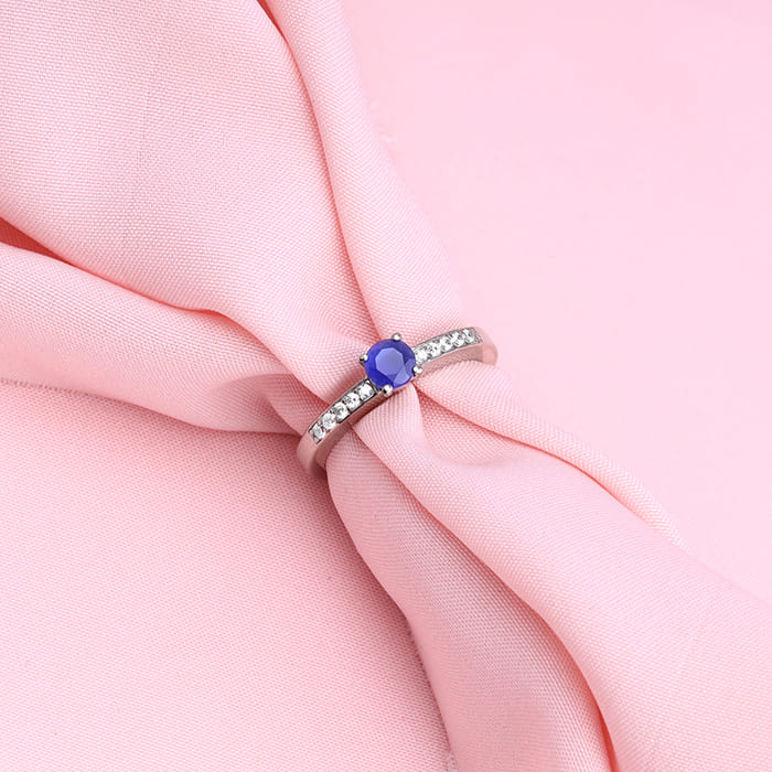 Silver Aurora Borealis Ring