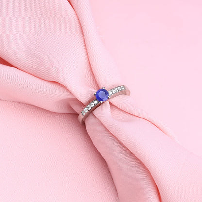 Silver Aurora Borealis Ring