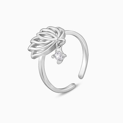 Silver Kanwal Toe Rings