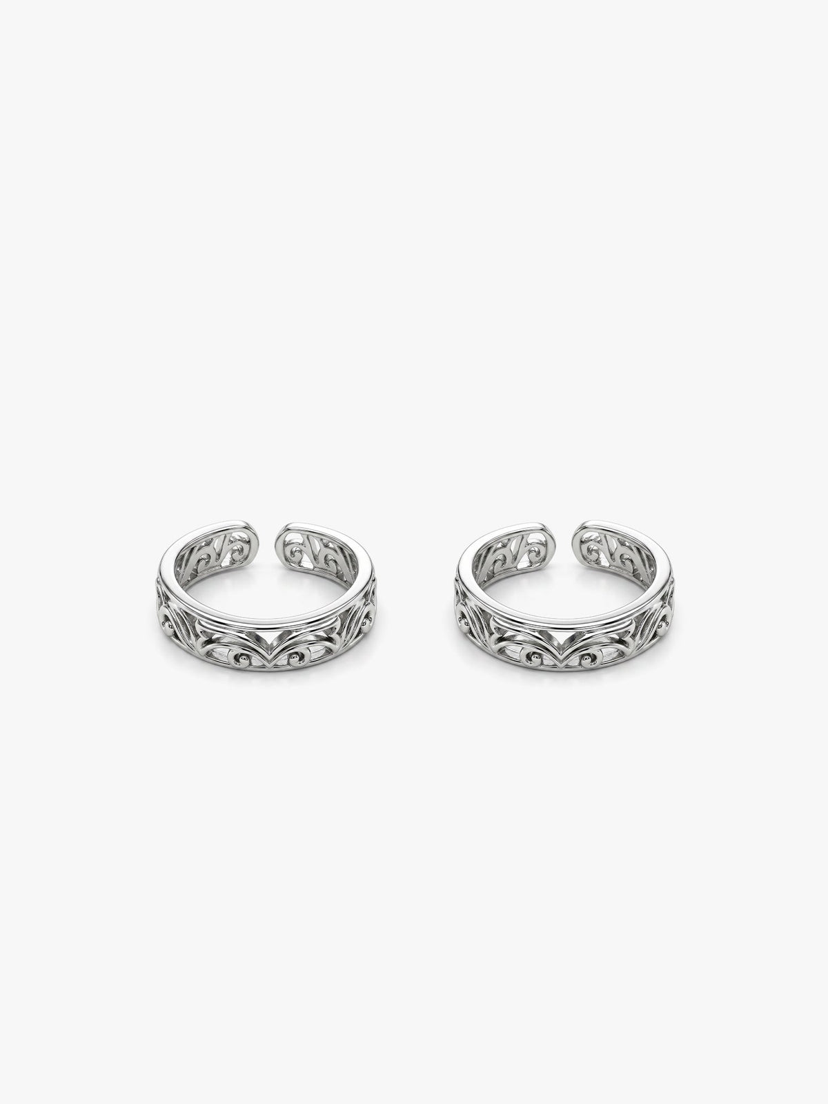 Silver Khoobsurat Toe Rings