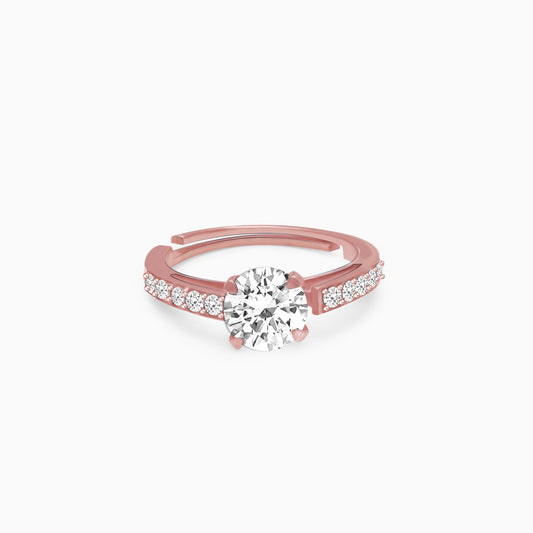 Rose Gold Classic Shimmering Ring